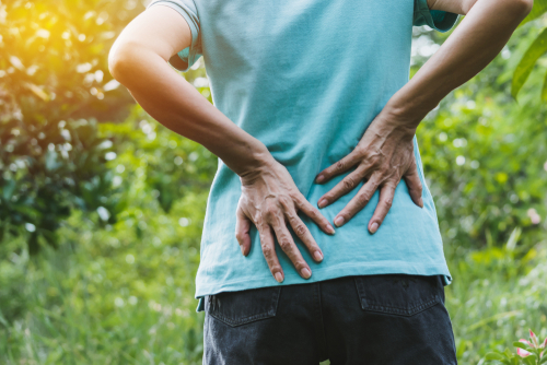 What can lead to pain in the back of my pelvic area? shutterstock 1472856725 back pelvic pain