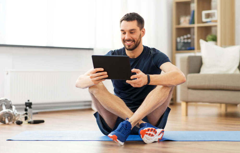What's involved in preparing for a virtual physical therapy session? shutterstock 1408561271 virtual physical therapy
