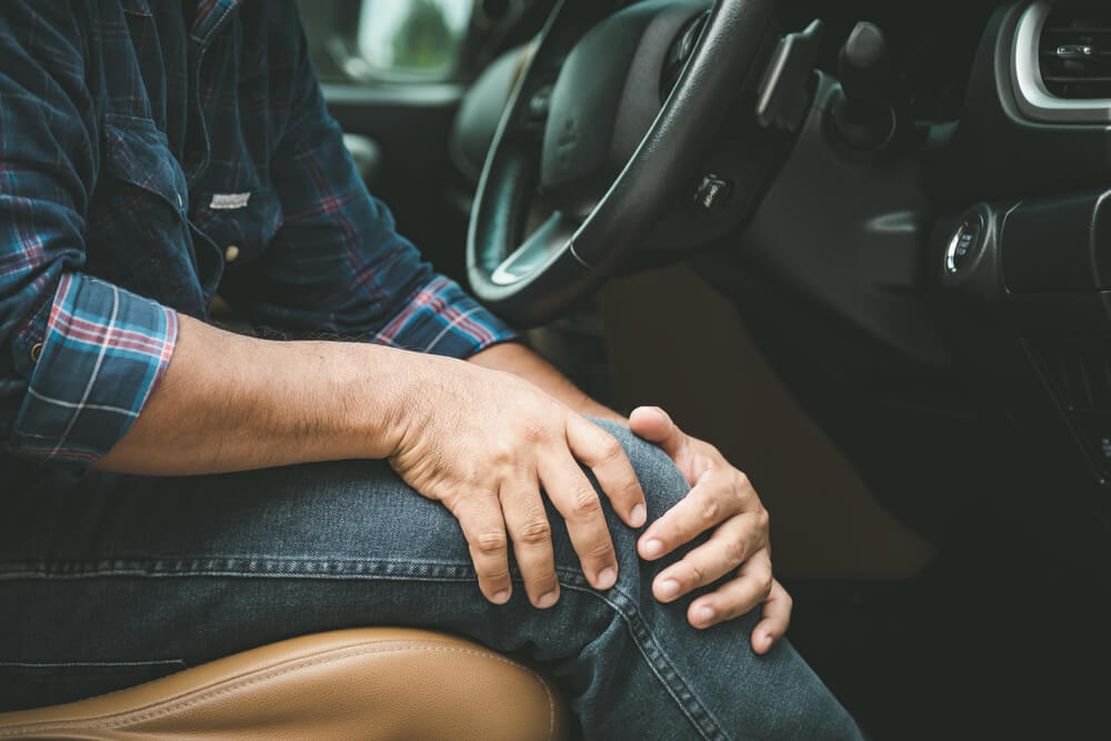 knee pain from driving