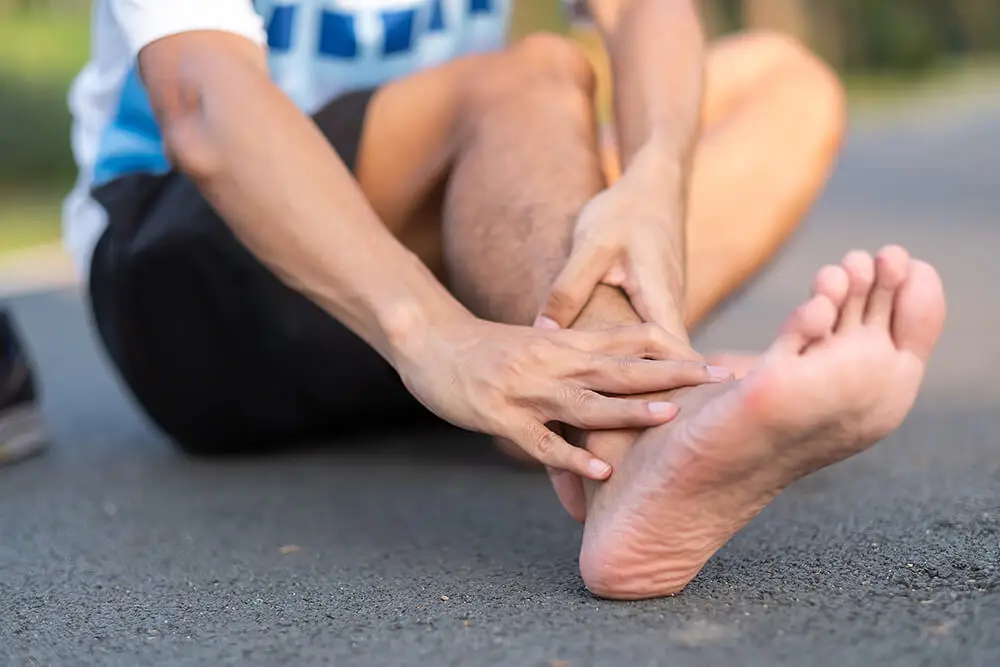 3 pt treatments for a sprained ankle that's also causing knee pain advent